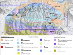 Location of 2019 drilling activities