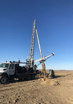 Setting conductor pipe at Govt Kaehne #29-9 well