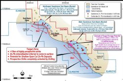 Image 2 – Highlighting the two sandstone sub basins