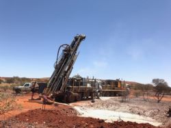 RC Drilling rig operating at Western Queen Project