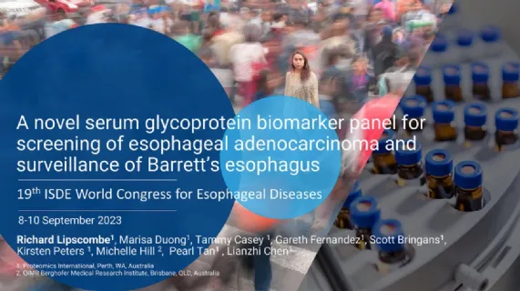 New Oesophageal Cancer Test Presented at Global Conference