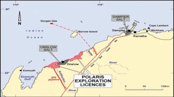SOLAR SALT PROJECTS NORTHWEST WESTERN AUSTRALIA