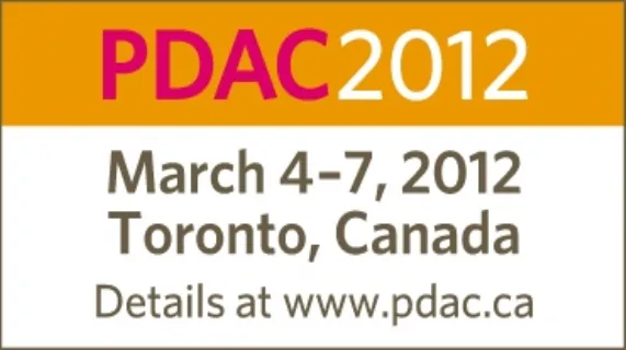 To Exhibit at PDAC 2012, March 4-7 in Toronto