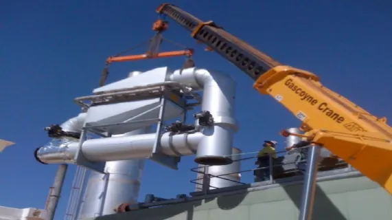 First Heat Recovery Unit Installed at Carnarvon