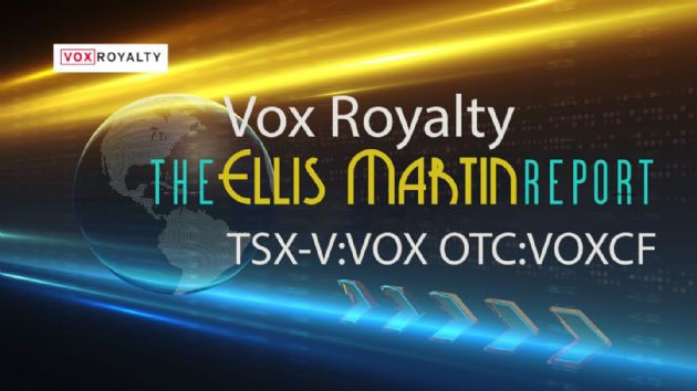 Ellis Martin Report: Vox Royalty Corp. (CVE:VOX) Updates Janet Ivy Gold Mine and Files Tech Report with SEDAR