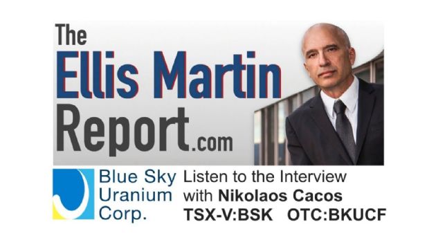 Ellis Martin Report: Blue Sky Uranium Corp. (CVE:BSK) Near Surface Low Cost Large Land Package