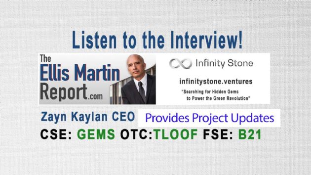 Ellis Martin Report: Infinity Stone Ventures (CNSX:GEMS) Commences Exploration Program at Camaro Lithium Project in James Bay, Quebec