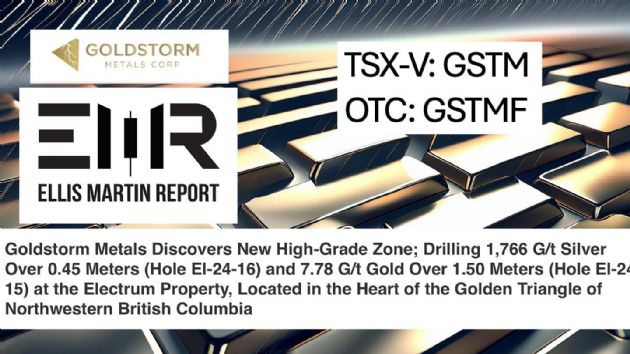 Ellis Martin Report: Goldstorm Metals Corp. (CVE:GSTM) (OTCMKTS:GSTMF) Discovers New High-Grade Zone, Drilling 1,766 g/t Silver