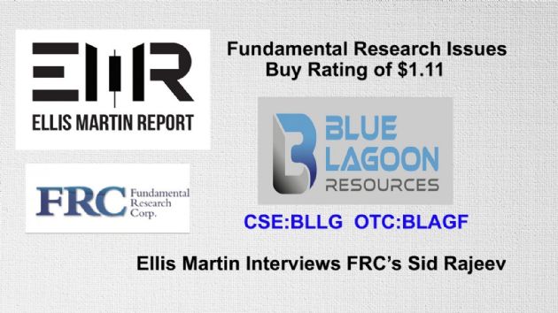 Fundamental Research Issues Buy Rating of $1.11 for Blue Lagoon Resources Inc. (CNSX:BLLG)