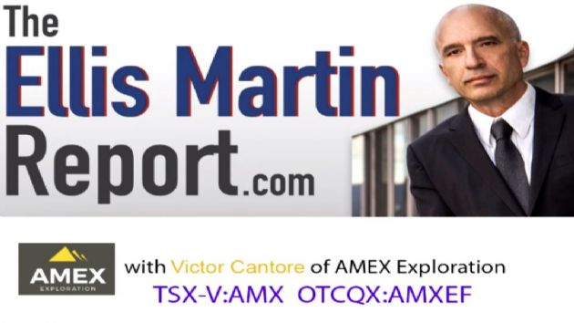 Ellis Martin Report: Amex Exploration's Victor Cantore (CVE:AMX) Discusses Recent High Grade Drill Results at the Perron Gold Property in Quebec, Canada.