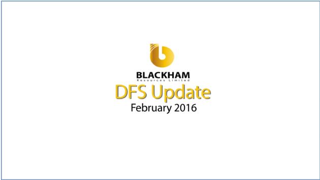 VIDEO PPR-TV: Blackham Resources Limited (ASX:BLK) Matilda Feasibility Confirms 2016 Production