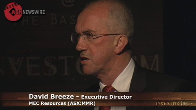 FINANCE VIDEO: MEC Resources (ASX:MMR) Executive Director David Breeze Presents to Sydney Capital Markets at Investorium.tv