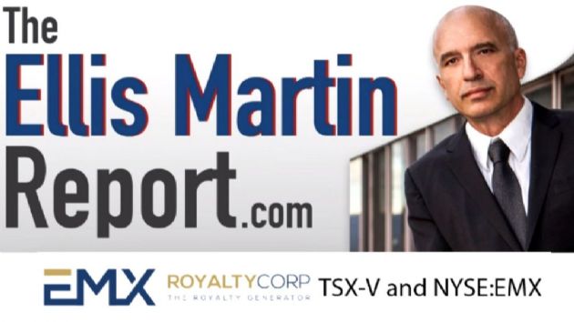 Ellis Martin Report: CEO David Cole of EMX Royalty Corp (NYSE:EMX)-Cash Positive in 2021 Potentially