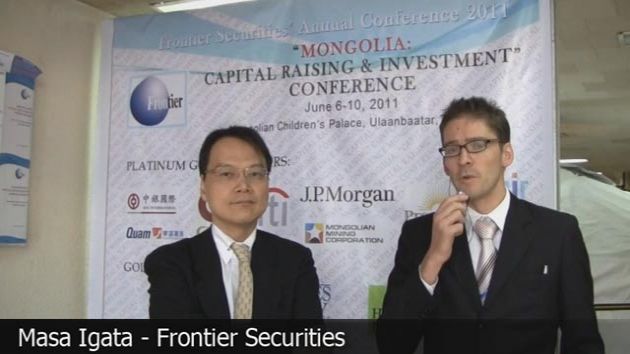 VIDEO: Frontier Securities Founder and Chief Executive Officer Masa Igata Speaks About Mongolian Investment Opportunities and the Mongolia: Capital Raising and Investment Conference