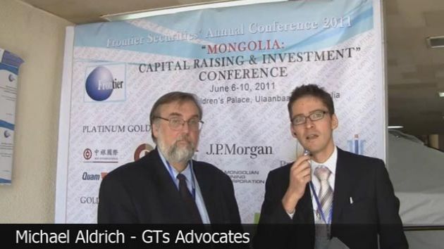 VIDEO: GTs Advocates Partner at Hogan Lovells, Consultant and Advisor Michael Aldrich Speaks With Frontier Securities at Mongolia: Capital Raising and Investment Conference