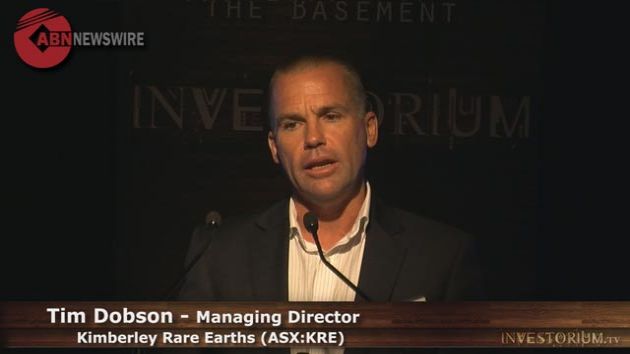 FINANCE VIDEO: Kimberley Rare Earths (ASX:KRE) Managing Director Tim Dobson Presents to Sydney Capital Markets at Investorium.tv