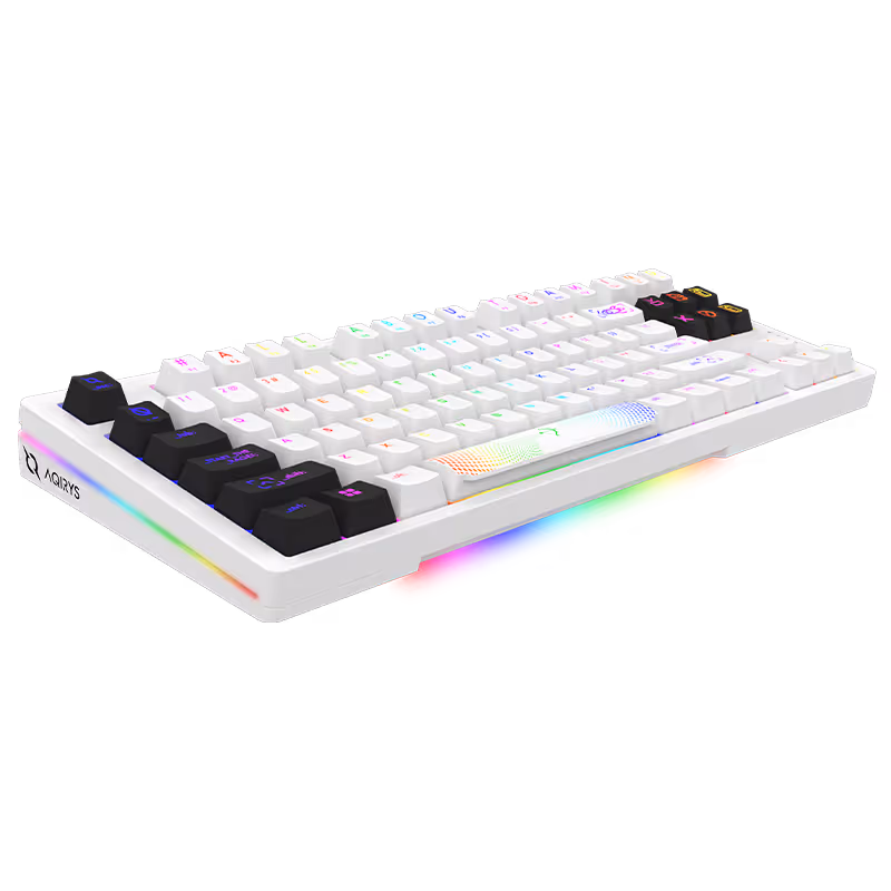 Clavier Gamer Filaire AQIRYS ALUDRA RGB - Blanc 7