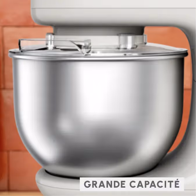 Robot Pétrin Moulinex Master Chef 800W Bake Essential Ivoire- Blanc 6