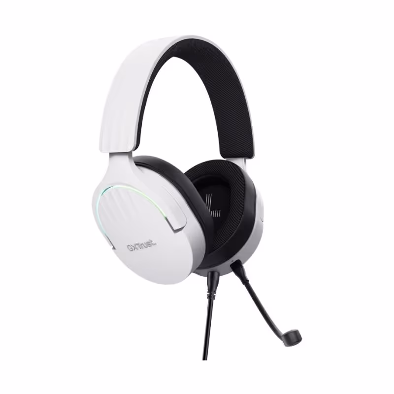 Micro Casque Gaming Filaire Trust Fayzo GXT 490W USB 7.1 - Blanc 6