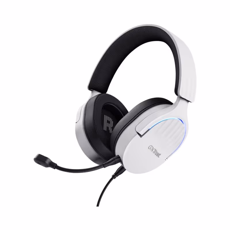 Micro Casque Gaming Filaire Trust Fayzo GXT 490W USB 7.1 - Blanc 10