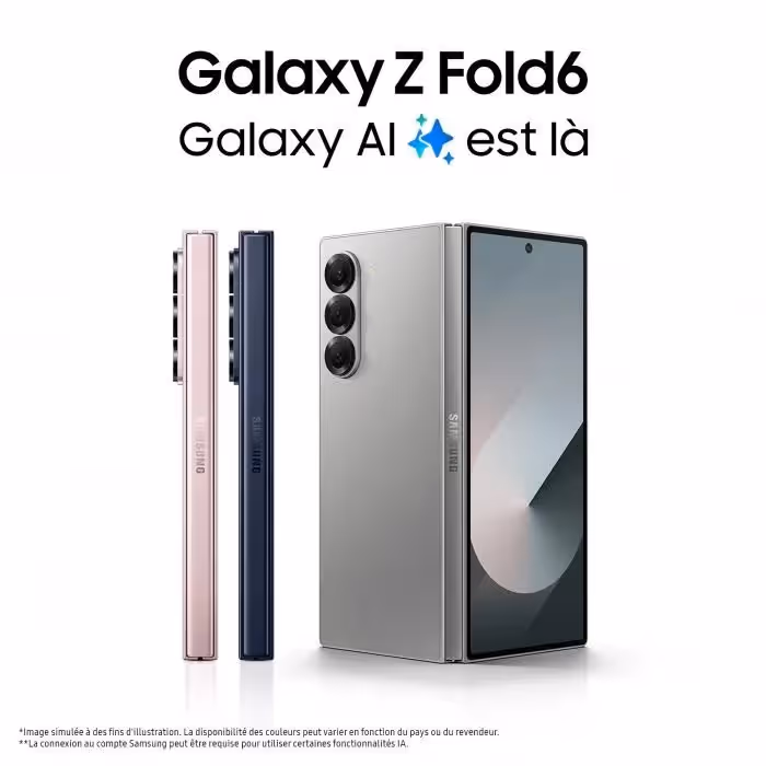 Samsung Galaxy Z Fold 6 256Go - Bleu Nuit 5
