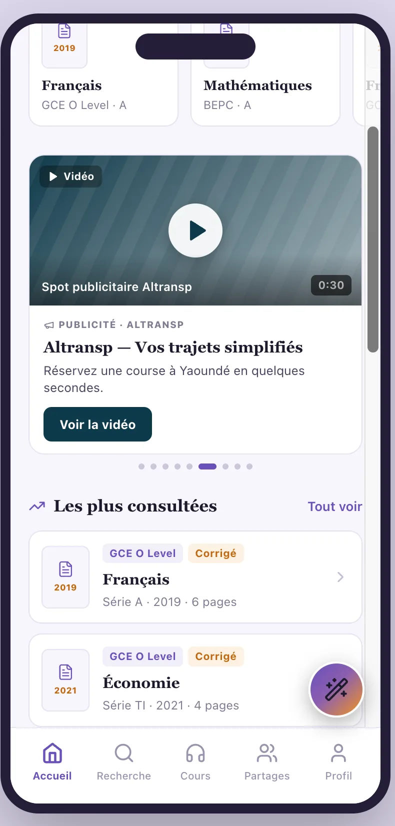 Q Learning — épreuves corrigées