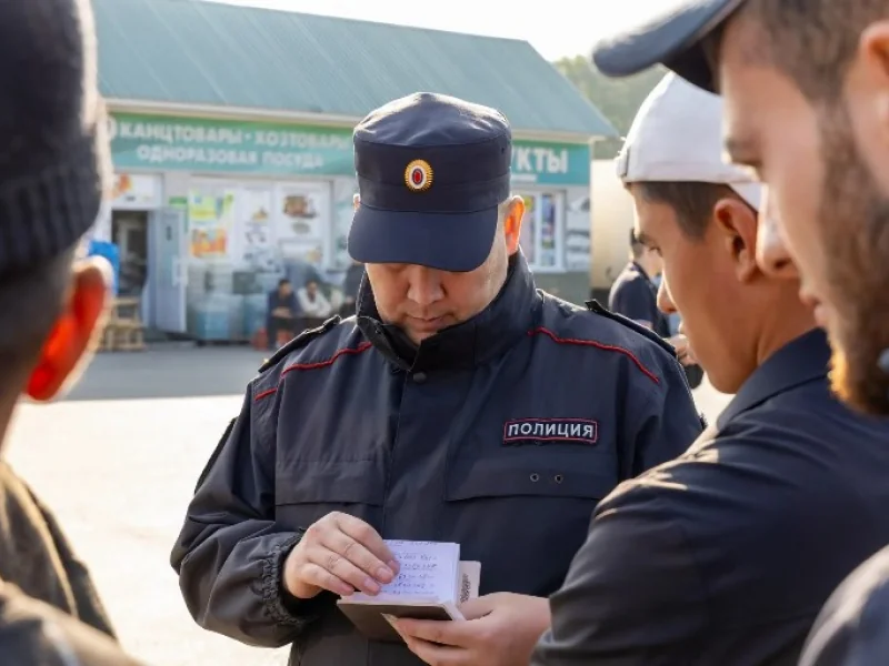 Олтой ўлкасида мигратсия рейдлари: қоидабузарликлар учун жарима ва депортатсия