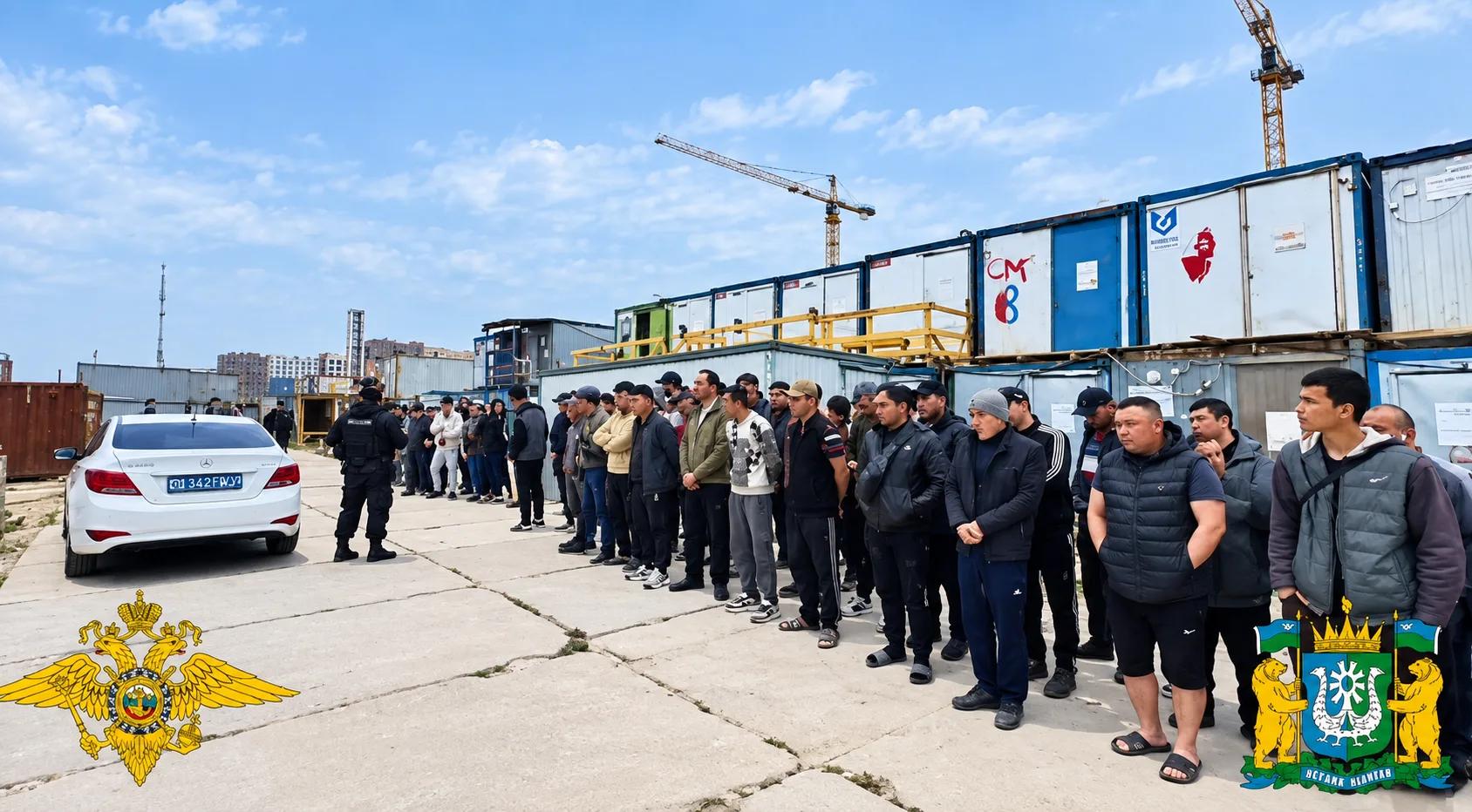 Raid at a plant in Pyt-Yakh: illegal migrants and prohibited substances discovered