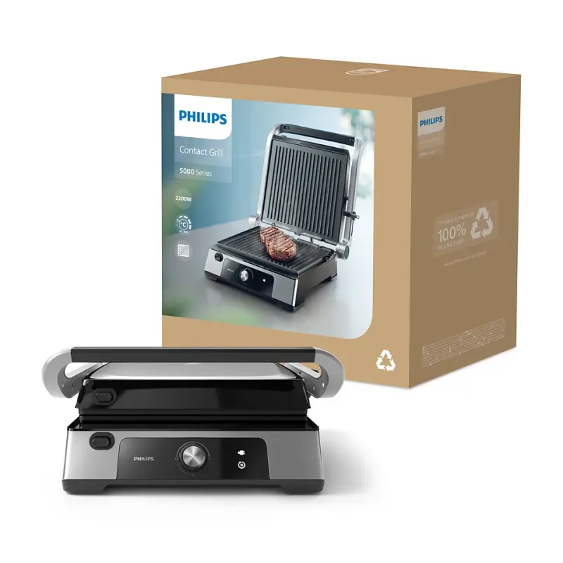 PHILIPS SANDWICH MAKER HD6301/90 MADE IN CHINA ( 2 YEARS WARRANTY )
