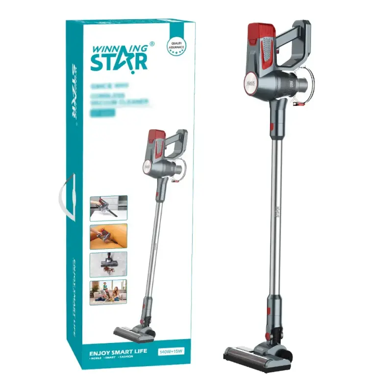 WINNING STAR WIRELESS VACUUM CLEANER 140W 2200mAh ST-5043 MADE IN CHINA ( 1 YEAR FULL WARRANTY )