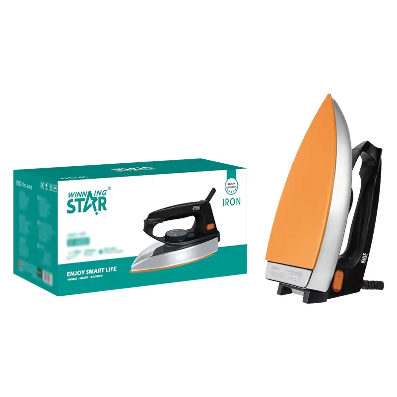 WINNING STAR DRY IRON HEAVY DUTY 1200W ST-5002 MADE IN CHINA ( 1 YEAR FULL WARRANTY )