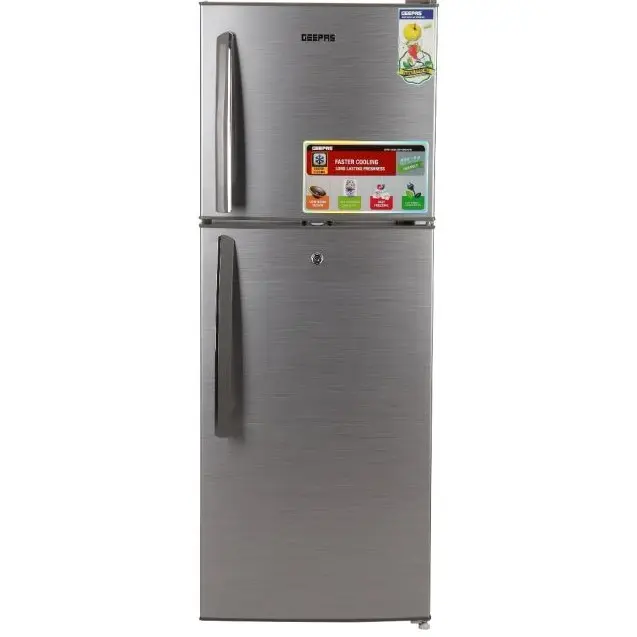 GEEPAS REFRIGERATOR FROST 200 LTR SILVER COLOR GRF2209SXE MADE IN CHINA ( 1 YEAR FULL WARRANTY )