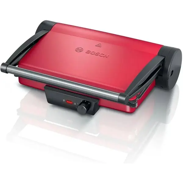 BOSCH CONTACT GRILL RED 2000 W TCG4104GB MADE IN SLOVENIA ( 1 YEAR FULL WARRANTY )