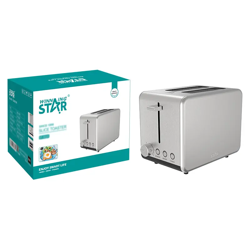 WINNING STAR TOASTER 730W 2 SLICE ST-9325 MADE IN CHINA ( 1 YEAR WARRANTY )