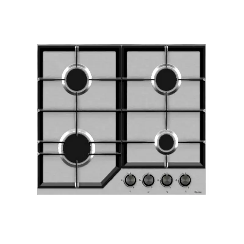 FERRE BI GAS HOB 60 CM STEEL BL021 MADE IN CHINA ( 1 YEAR FULL WARRANTY )