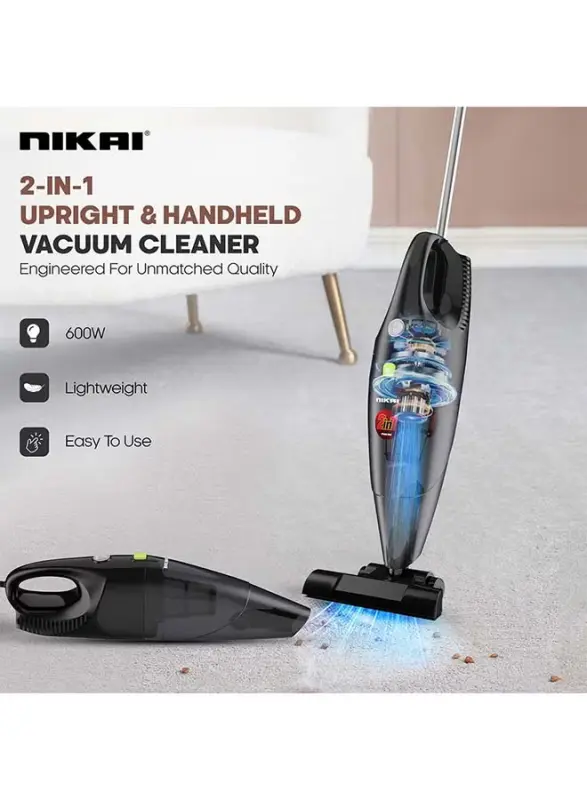 NIKAI VACUUM CLEANER 2 IN 1 600W NVC320H1