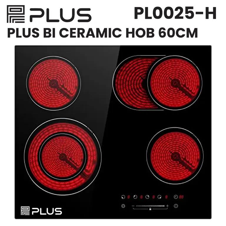 PLUS BI CERAMIC HOB 60CM PL0025-H