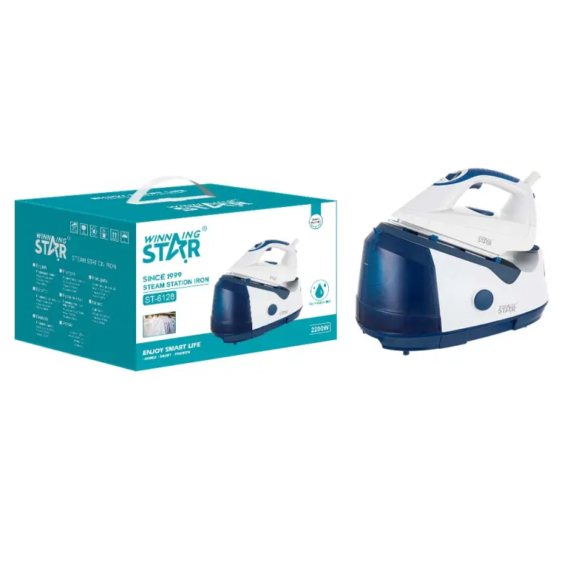 WINNING STAR STEAM IRON 2400W 1.7L ST-6128 MADE IN CHINA ( 1 YEAR FULL WARRANTY )