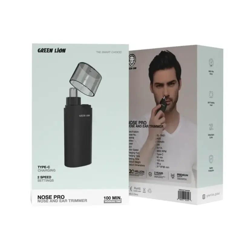 GREEN LION NOSE PRO AND TRIMMER GL-TM31 GNNOSETMMRBK