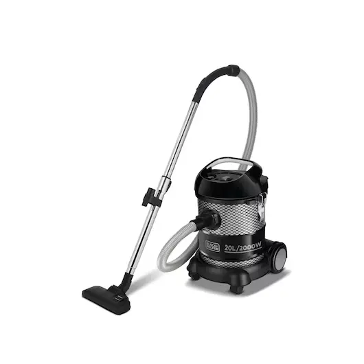 BLACK & DECKER VACUUM CLEANER DRUM 20 LTR 2000W BV2000 MADE IN CHINA ( 2 YEAR FULL WARRANTY )