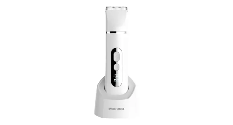 Porodo 4-In-1 Face & Body Electric Trimmer Smart Led Display PDLFST2511WH  