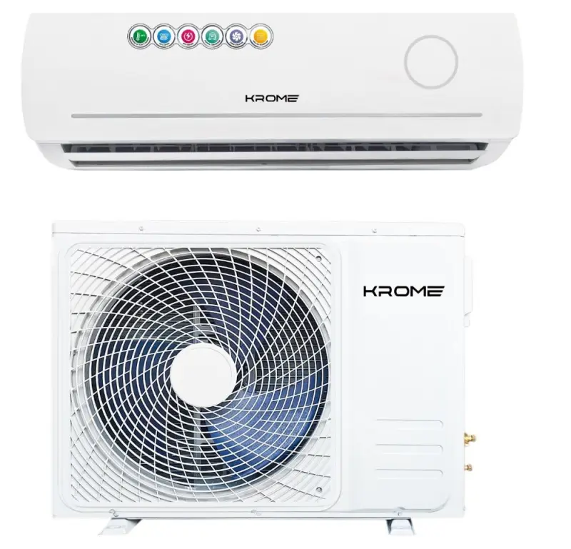 KROME SPLIT 2 TON TROPICAL 22500BTU WARRANTY FULL 1 YEARS & 5 YEARS COMRESSOR KR-AR24MT3 ( WITH PIPES 3 METERS ONLY )