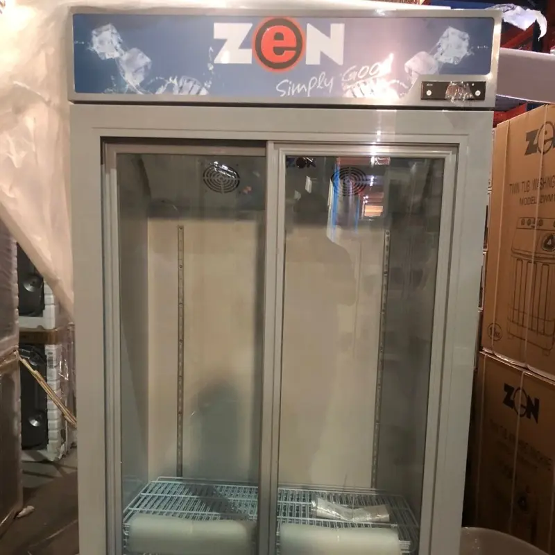 ZEN SHOWCASE CHILLER FROST FREE 630L sliding door ZSF630SD MADE IN CHINA ( 1 YEAR FULL WARRANTY )