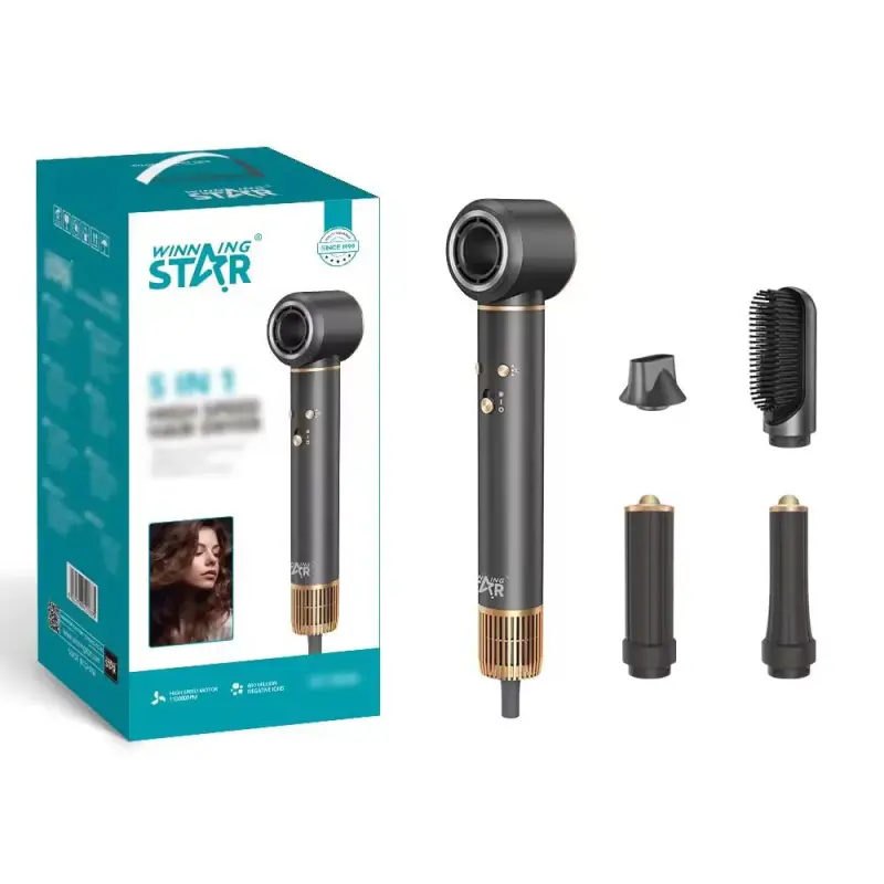WINNING STAR HAIR DRYER 5 IN 1 1300W ST-5834 MADE IN CHINA ( 1 YEAR FULL WARRANTY )