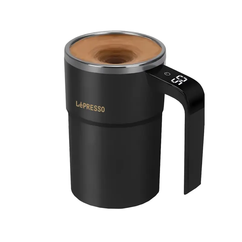 LEPRESSO STIRMAGIC AUTO MAGNETIC STIRRING CUP - BLACK LPCFFM0018