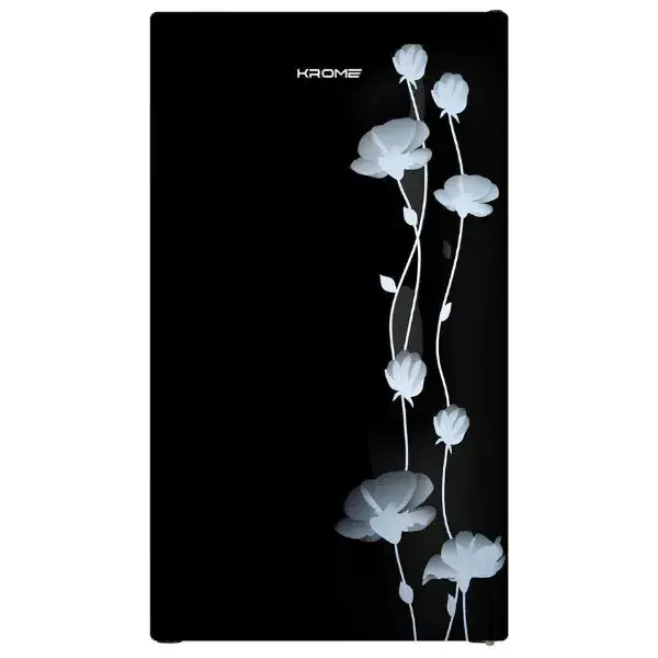 KROME REFRIGERATOR 141 LTR GLASS DOOR KR-RF141GG
