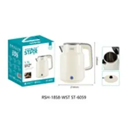 WINNING STAR KETTLE STEAL 1.7L 1500W ST-6059 MADE IN CHINA ( 1 YEAR WARRANTY )