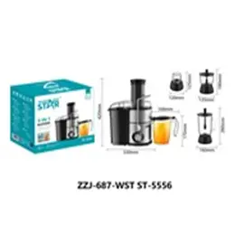 WINNING STAR MULTIFUNCTIONAL JUICER 1.2LTR 800W EXTRACTOR ST-5556 ( 1 YEAR FULL WARRANTY )
