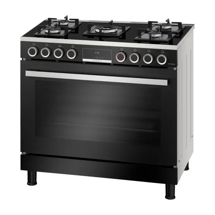 BOSCH GAS COOKER 90CM F/SAFTY BLK HJY5G7V60M
