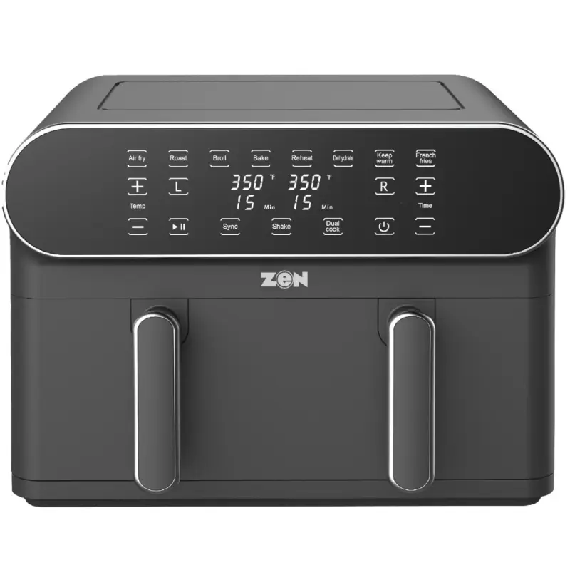 ZEN AIR FRYER 11 LTR 1700W ZAF110DXL MADE IN CHINA ( 2 YEAR FULL WARRANTY )